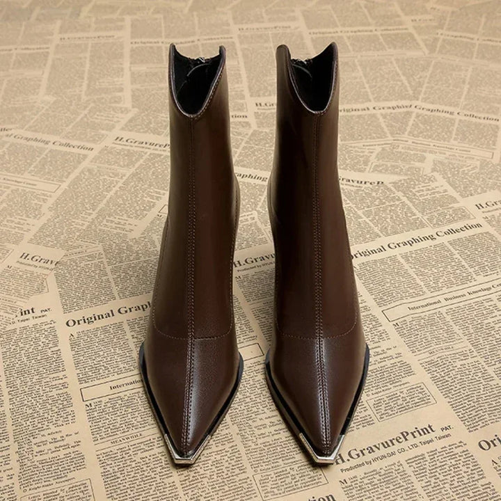 NOX™ - Bottines Chelsea à bout chromé