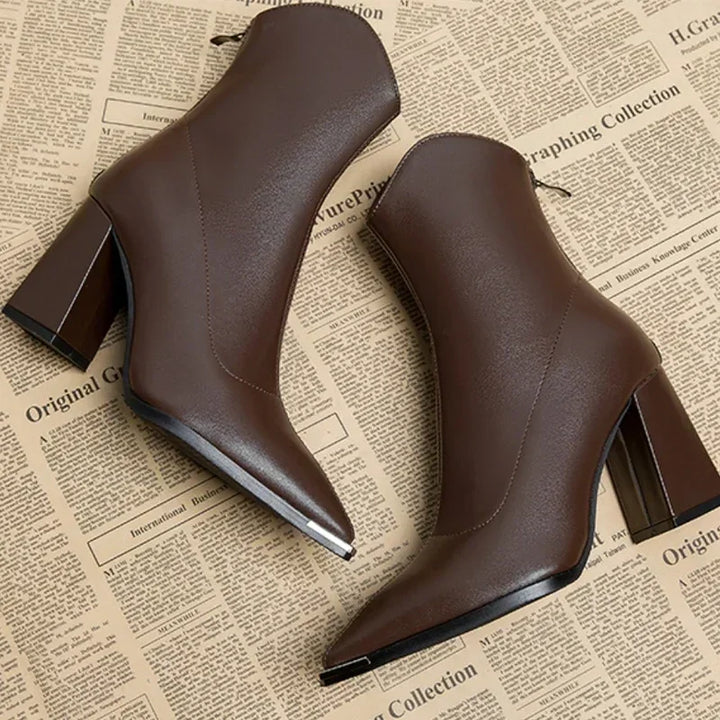 NOX™ - Bottines Chelsea à bout chromé