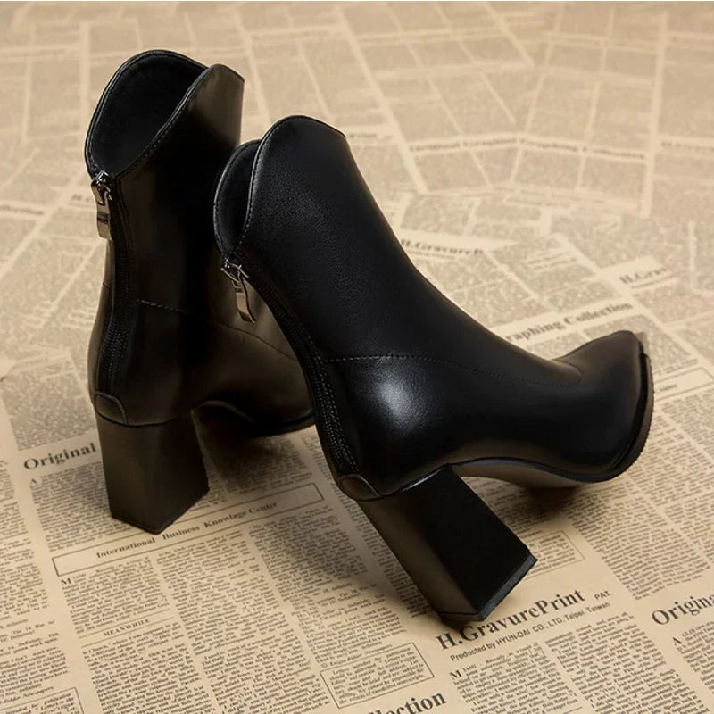 NOX™ - Bottines Chelsea à bout chromé