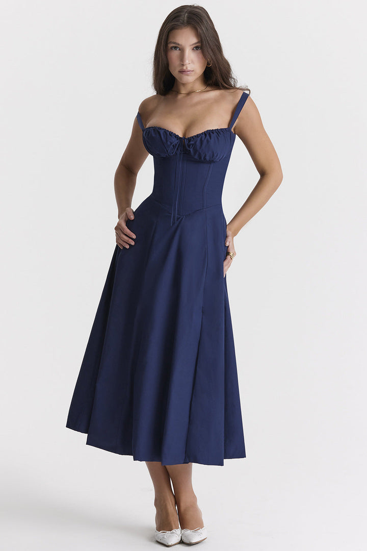 ELENA™ – Robe de laitière chic à corset