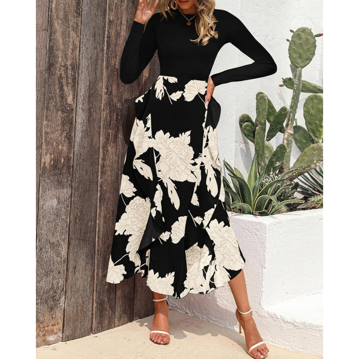 SADIE™ – Robe midi sans manches à motif floral 