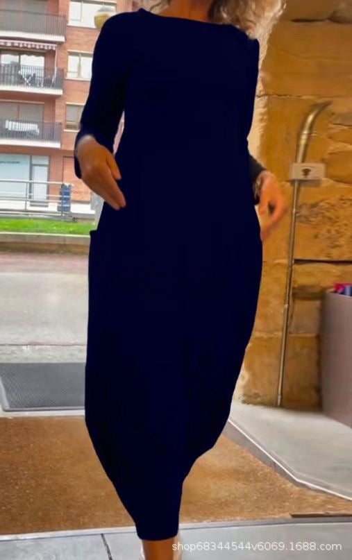 CORA™ - Robe midi décontractée et chic