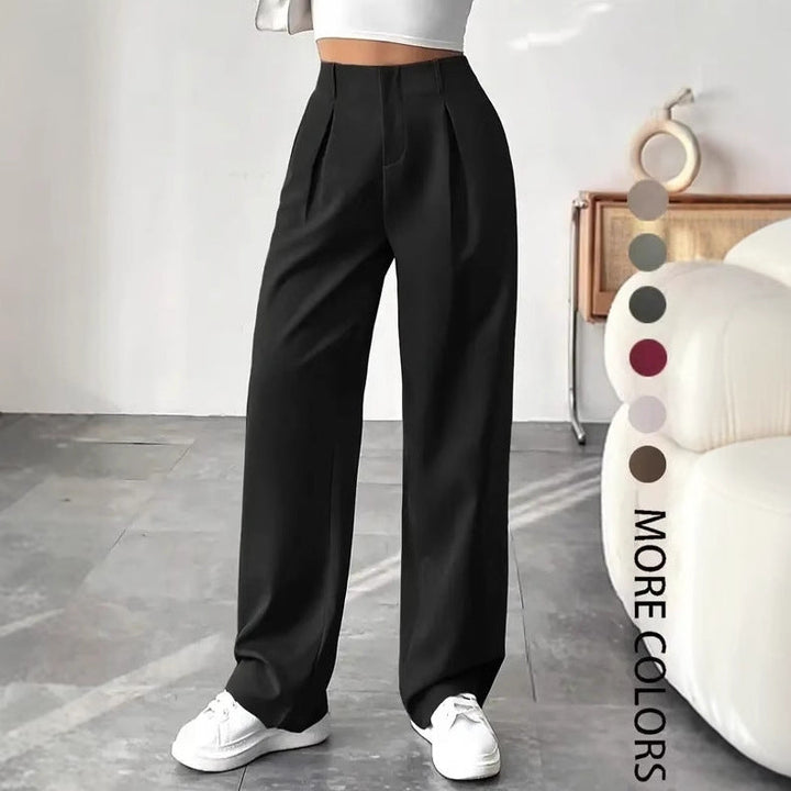TURNI™ - Pantalon décontracté taille haute à jambes larges