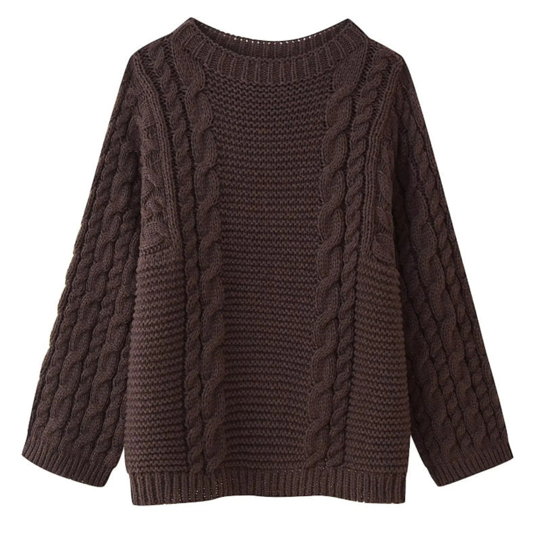 ELLIE™ - Pull en maille ample et décontracté pour l'automne et l'hiver