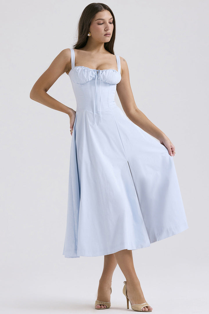 ELENA™ – Robe de laitière chic à corset