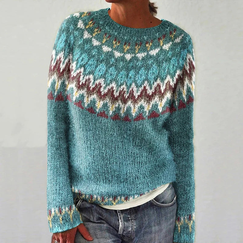 FINLEY™ | Pull en maille Boho Wave