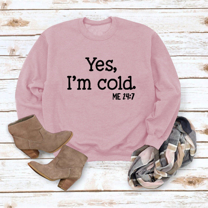 KAYLEE™ - Sweat-shirt décontracté à imprimé slogan