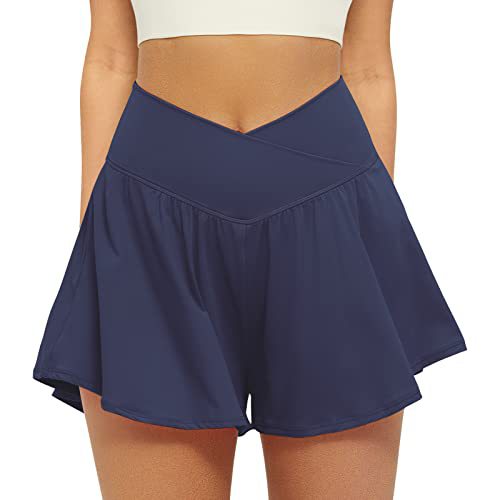 ECLAIRE™ – Jupe-short de sport fluide et taille haute