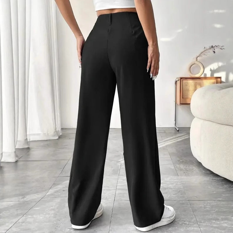 TURNI™ - Pantalon décontracté taille haute à jambes larges
