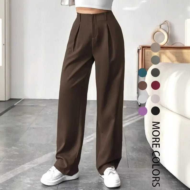 TURNI™ - Pantalon décontracté taille haute à jambes larges