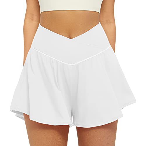 ECLAIRE™ – Jupe-short de sport fluide et taille haute