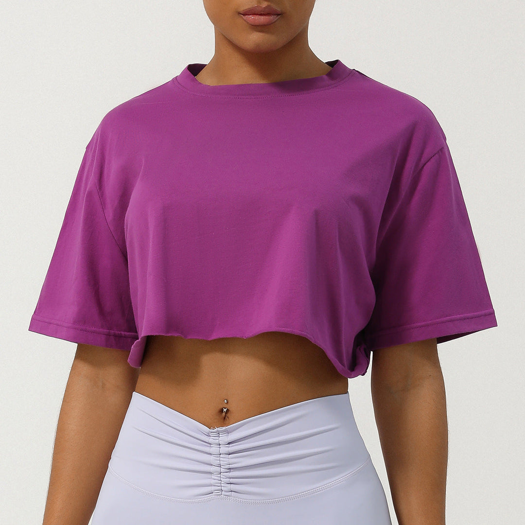 T-shirt court coupe décontractée CASSIA™