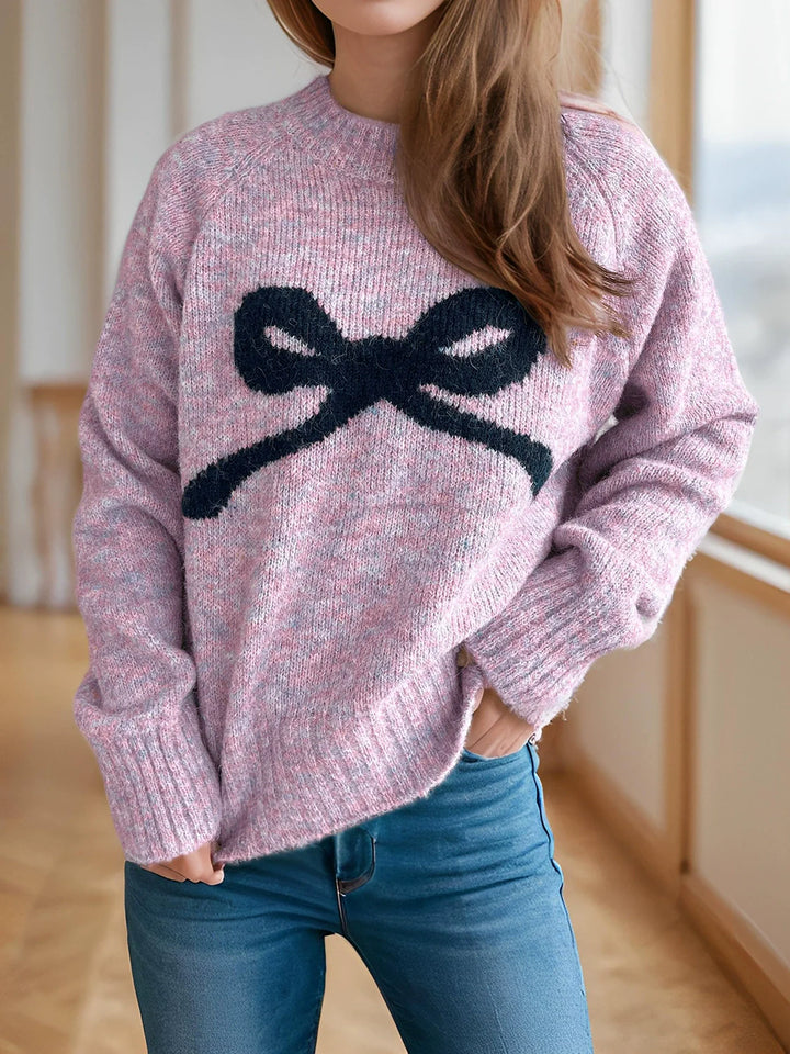 CORA™ - Pull élégant en maille à nœud pour l'automne et l'hiver