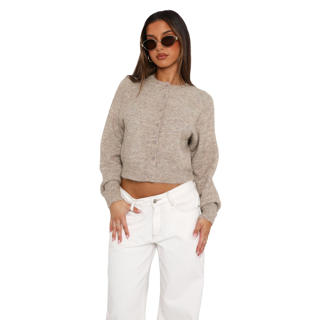 SHASA™ - Gilet court décontracté à manches longues