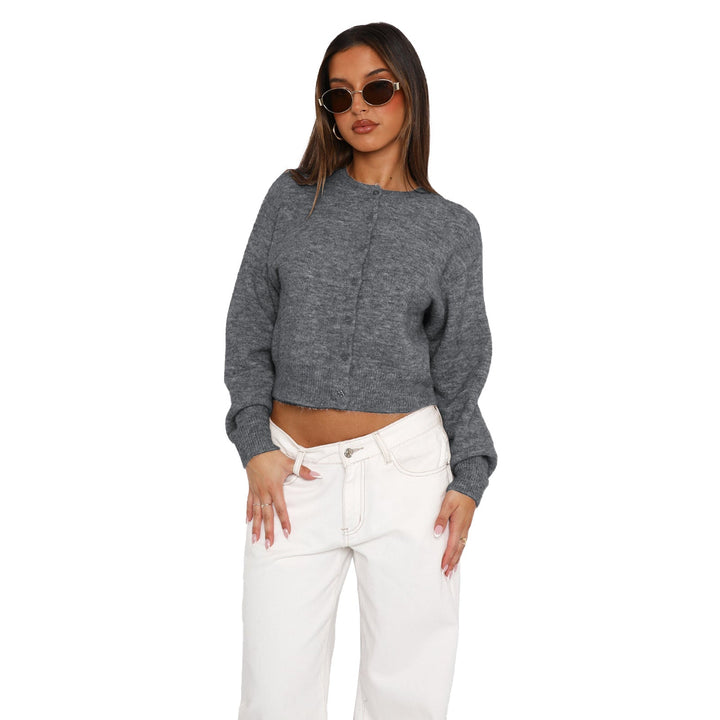 SHASA™ - Gilet court décontracté à manches longues