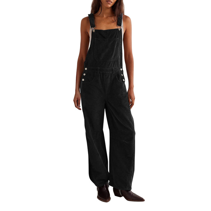 PANIZ™ - Combinaison salopette vintage à jambes larges et ajustables