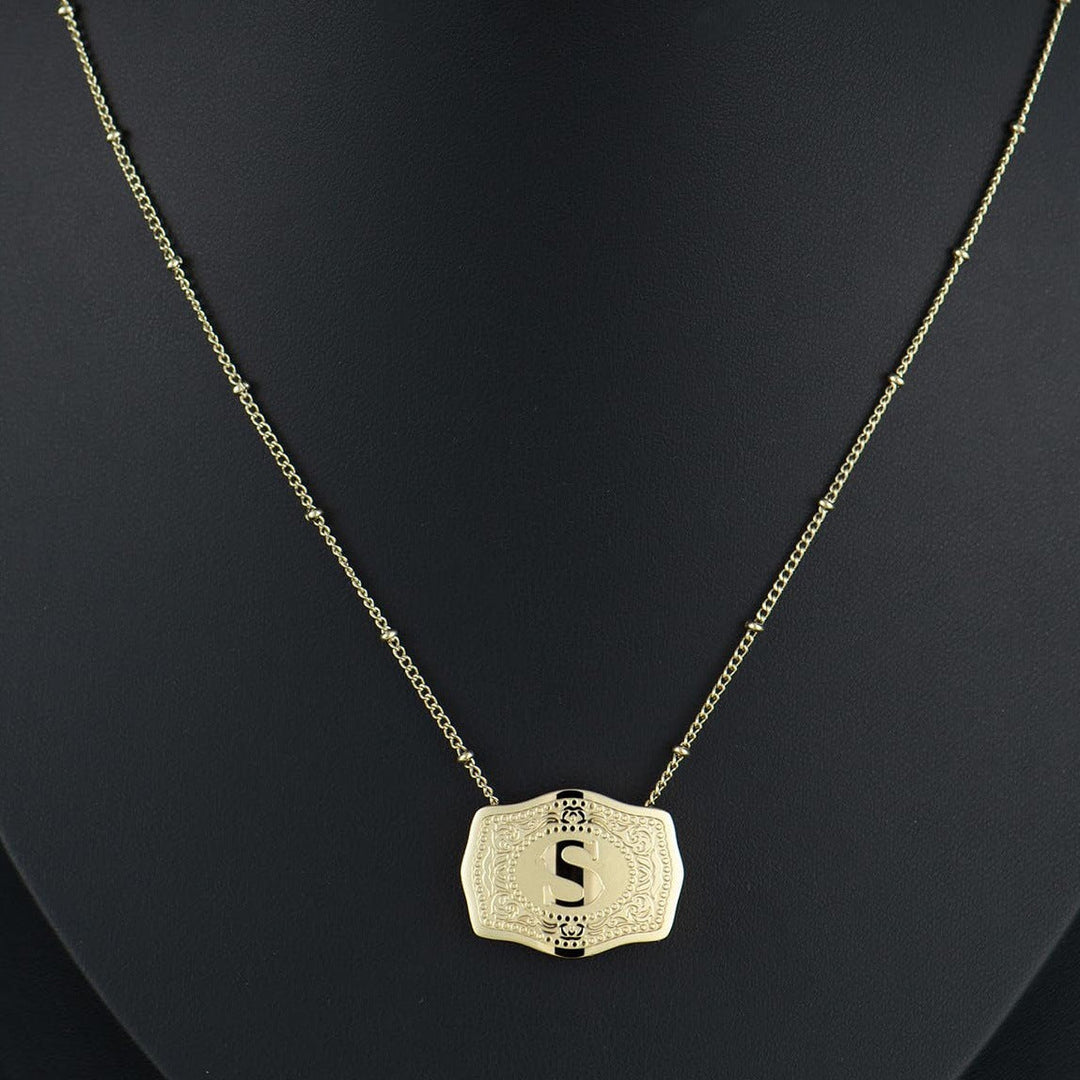 CINDY™ - Collier pendentif lettre initiale élégant