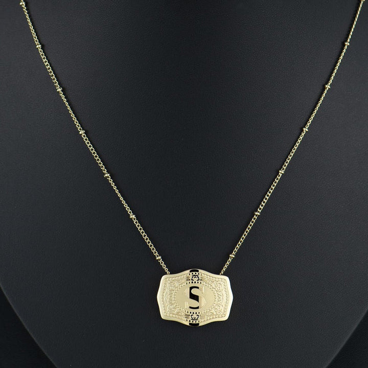 CINDY™ - Collier pendentif lettre initiale élégant