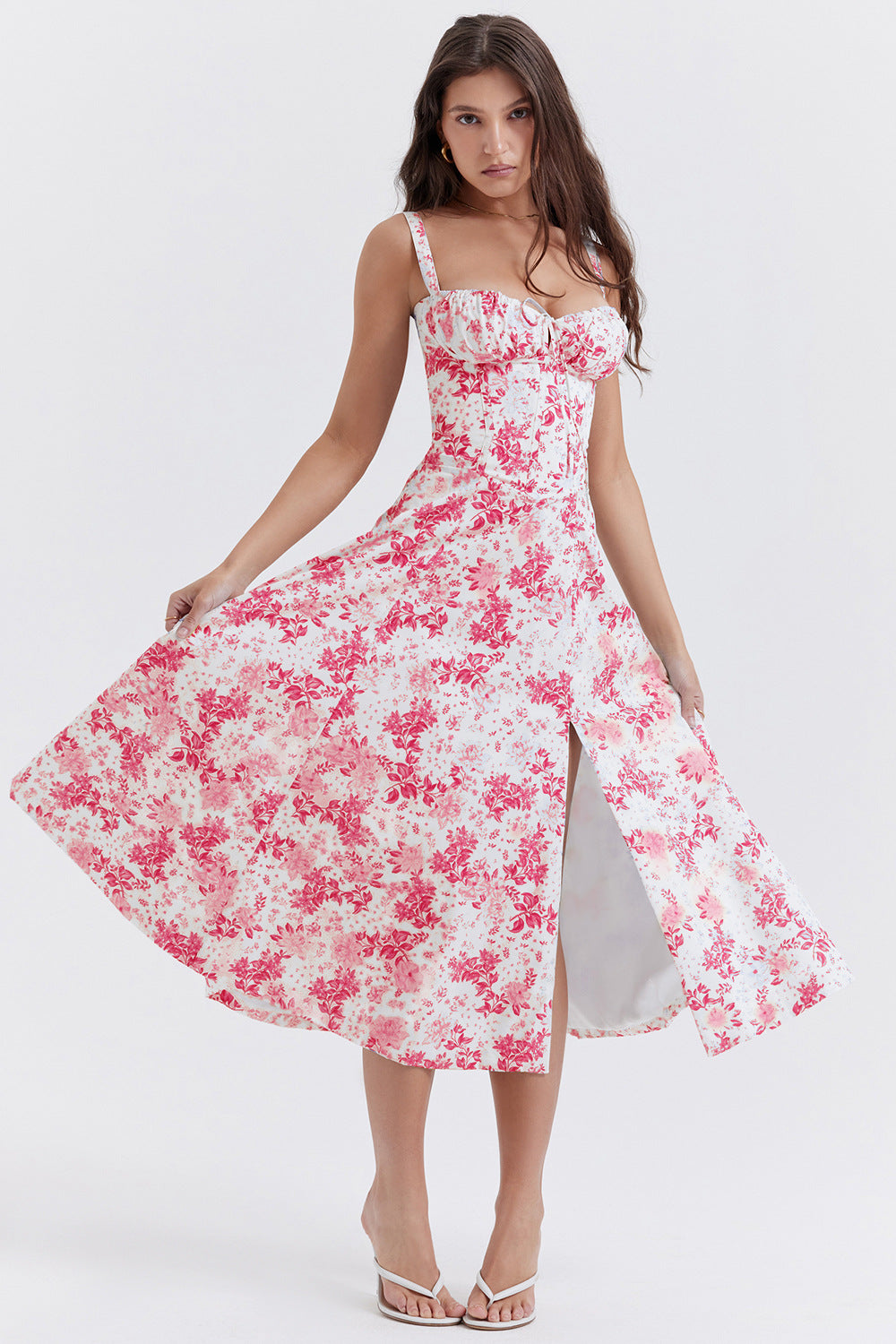 ELENA™ – Robe de laitière chic à corset