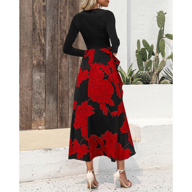 SADIE™ – Robe midi sans manches à motif floral 