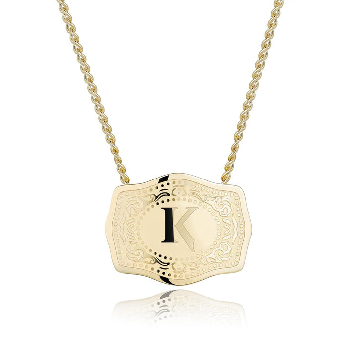CINDY™ - Collier pendentif lettre initiale élégant