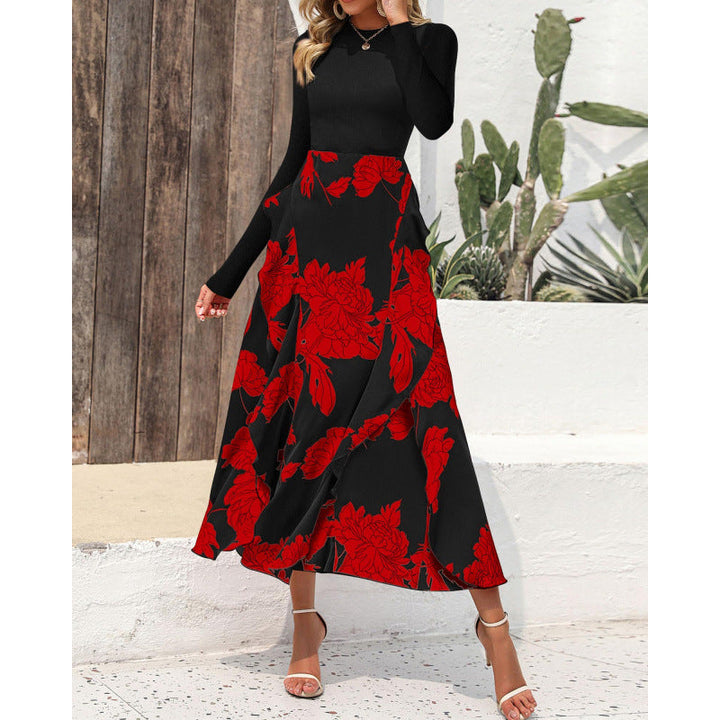 SADIE™ – Robe midi sans manches à motif floral 