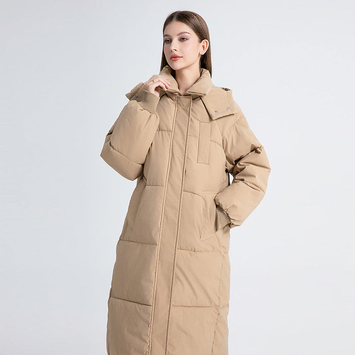 GIGATY™ - Doudoune longue classique à capuche