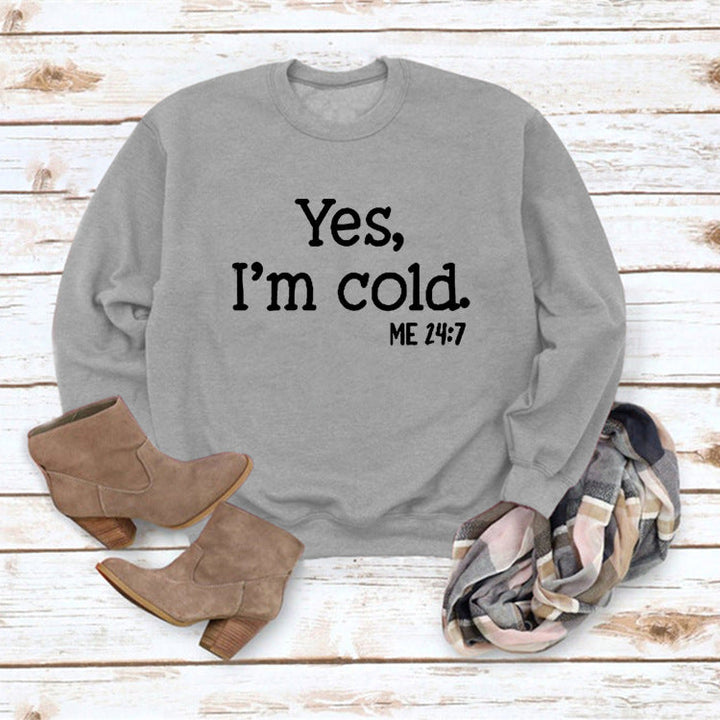KAYLEE™ - Sweat-shirt décontracté à imprimé slogan
