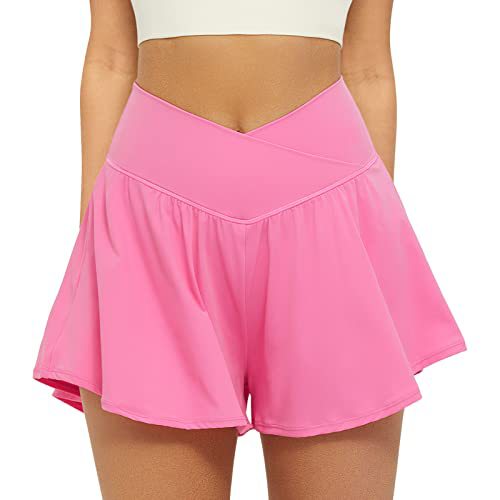 ECLAIRE™ – Jupe-short de sport fluide et taille haute