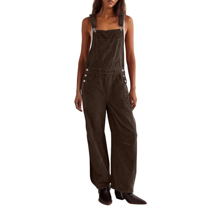 PANIZ™ - Combinaison salopette vintage à jambes larges et ajustables