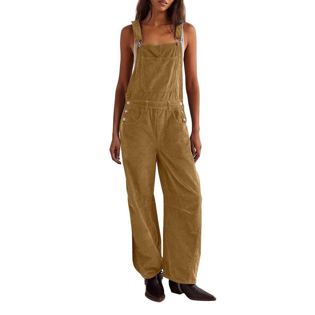 PANIZ™ - Combinaison salopette vintage à jambes larges et ajustables
