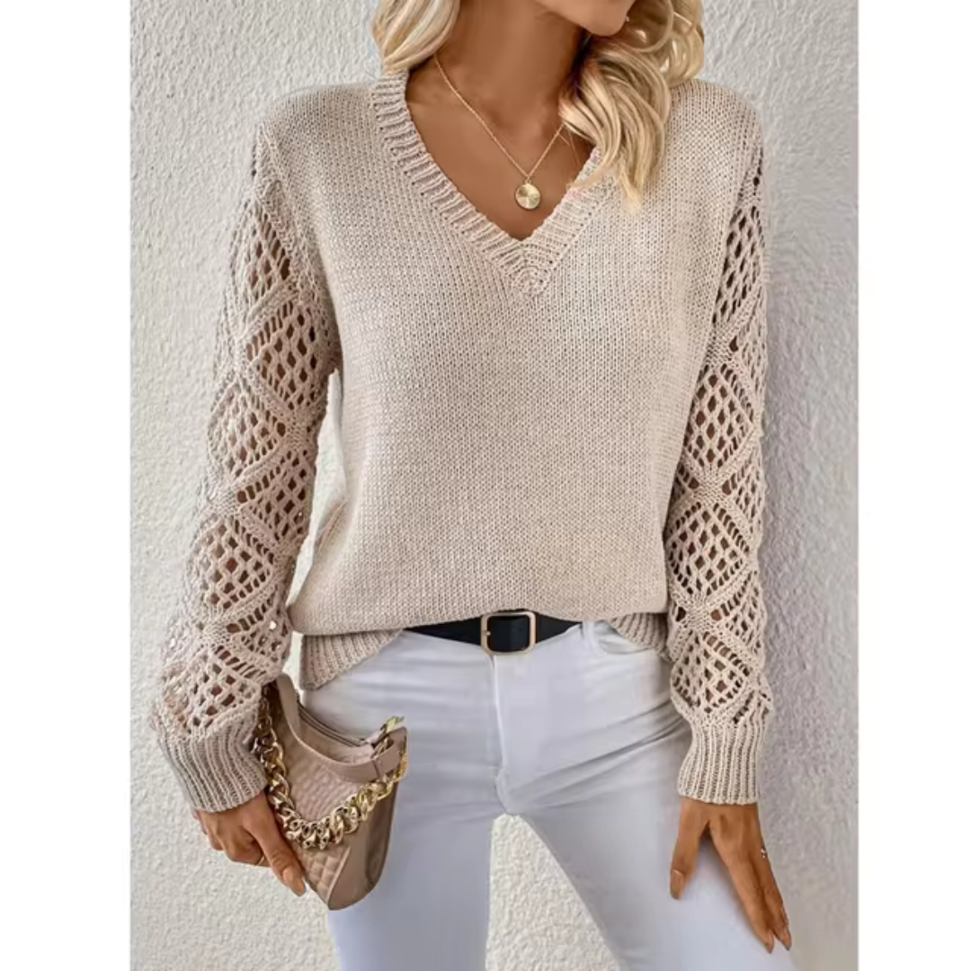 TARIN™ - Pull douillet à col en V