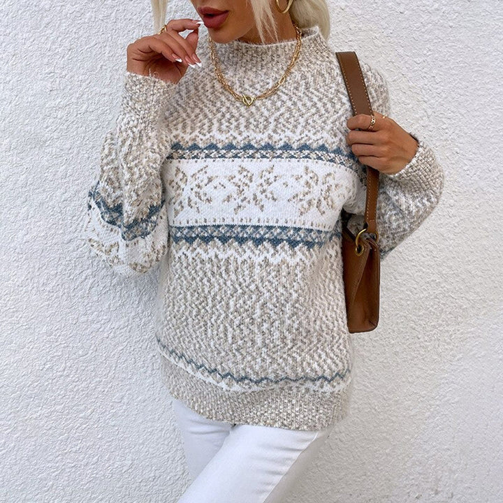 SAGA™ - Pull confortable à motif Fair Isle