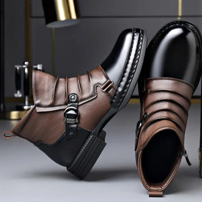 Centaur Leather Ankle Boots