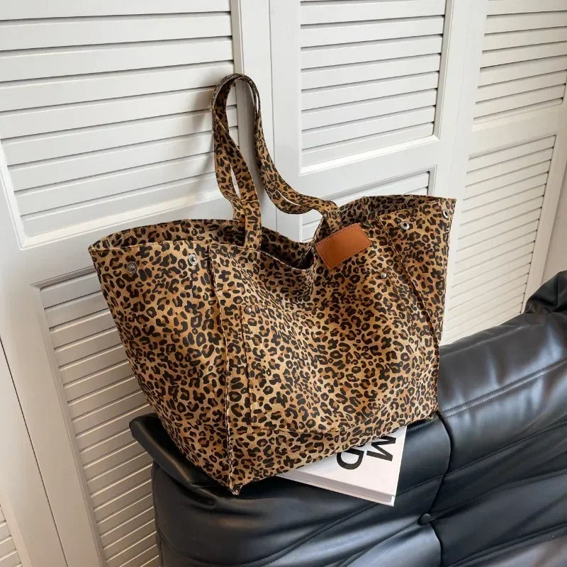 ODILE™ – Sac cabas léopard chic et décontracté