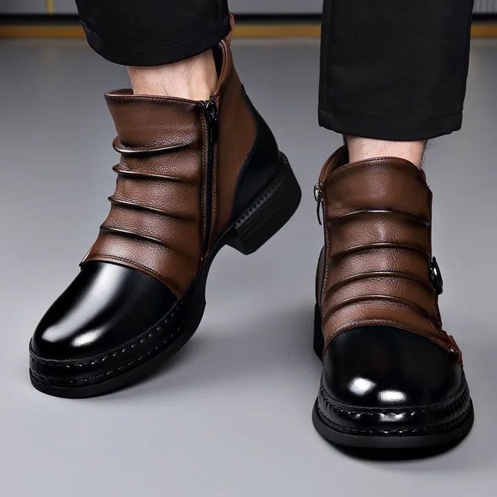Centaur Leather Ankle Boots