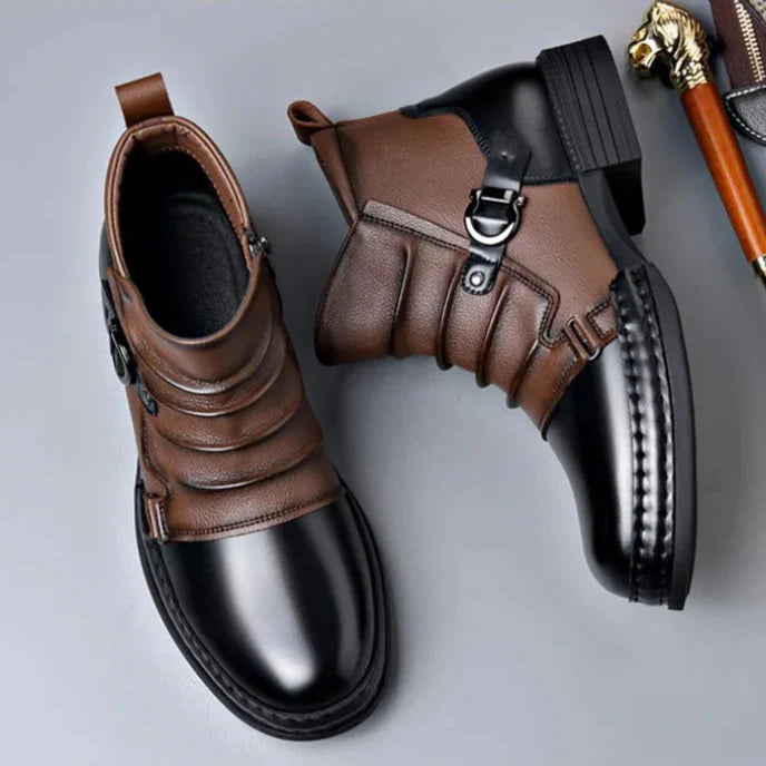 Centaur Leather Ankle Boots