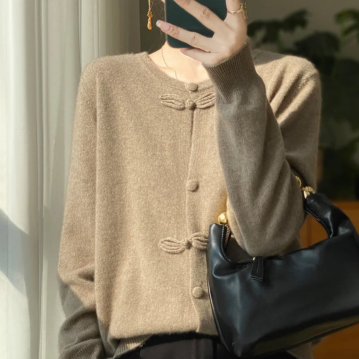 BELLA™ - Gilet chic à nœud