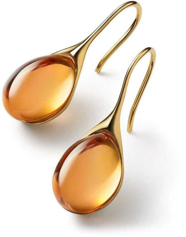 ROMY™ - Boucles d'oreilles pendantes en cristal, or et argent 