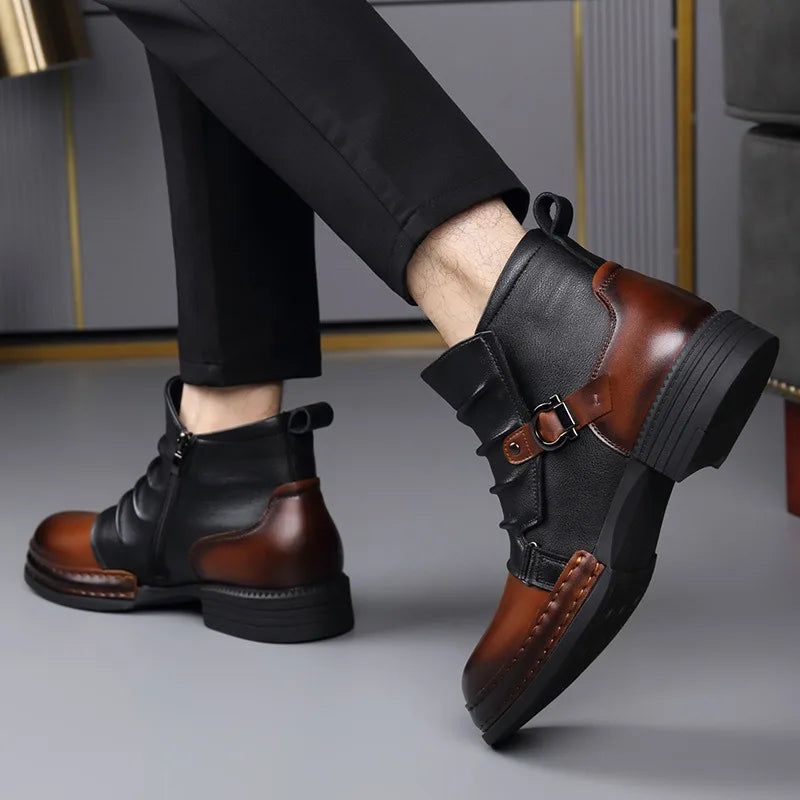 Centaur Leather Ankle Boots