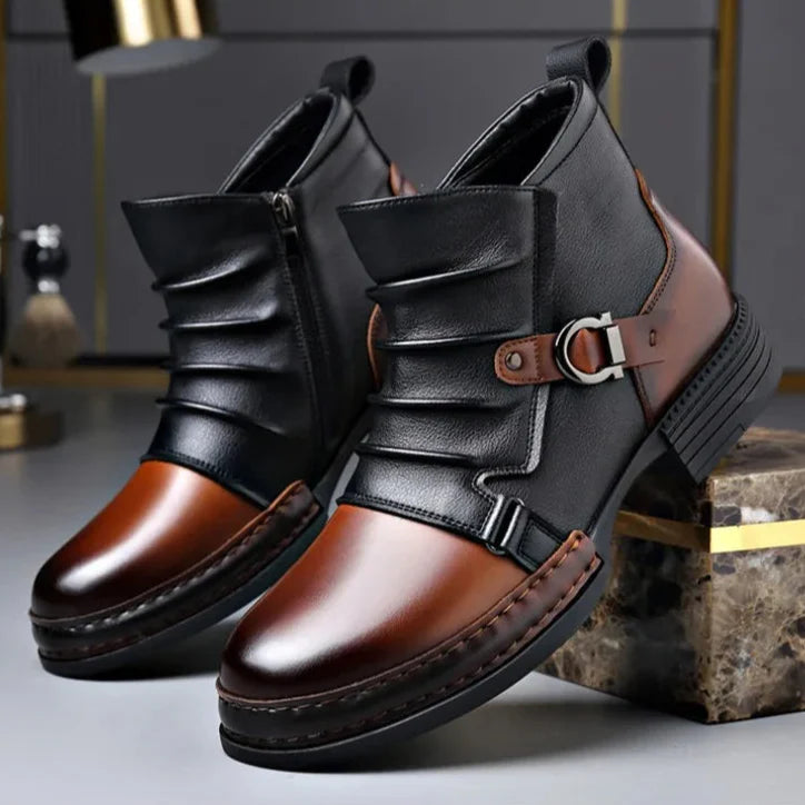 Centaur Leather Ankle Boots