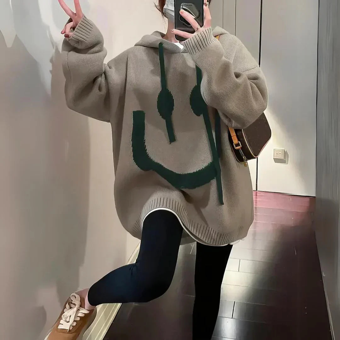 SMILEY™ | Sweat à capuche oversize confortable