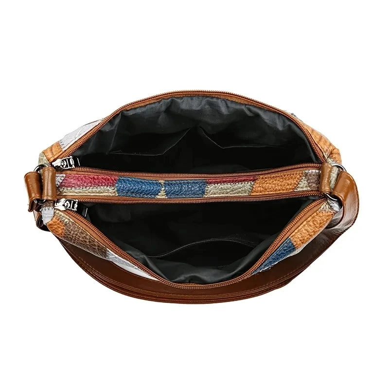 ROSELINE™ – Sac en cuir vintage chic 