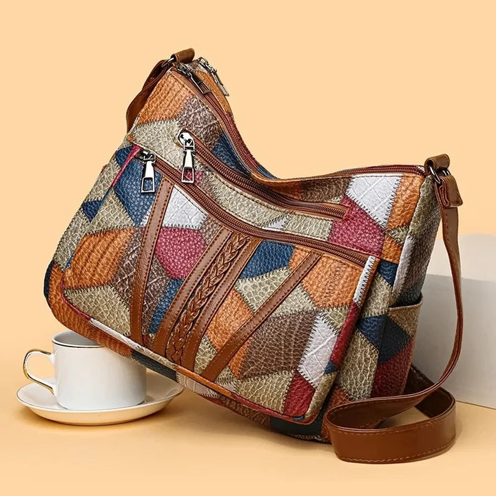 ROSELINE™ – Sac en cuir vintage chic 