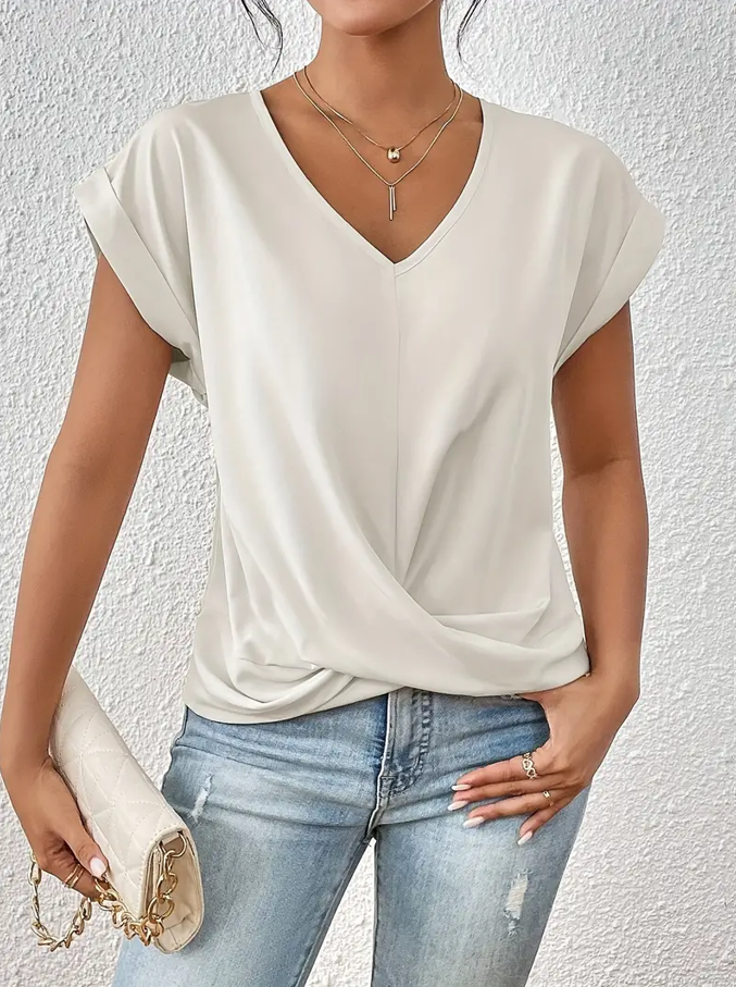 BELLE™ | Le haut élégant à col en V
