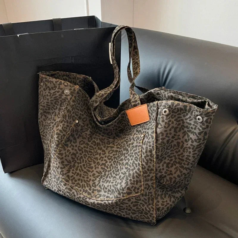 ODILE™ – Sac cabas léopard chic et décontracté