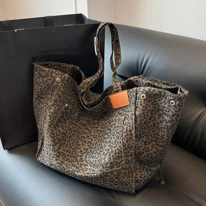 ODILE™ – Sac cabas léopard chic et décontracté