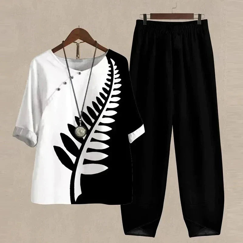 Patriarca | Top and pants set loose fit