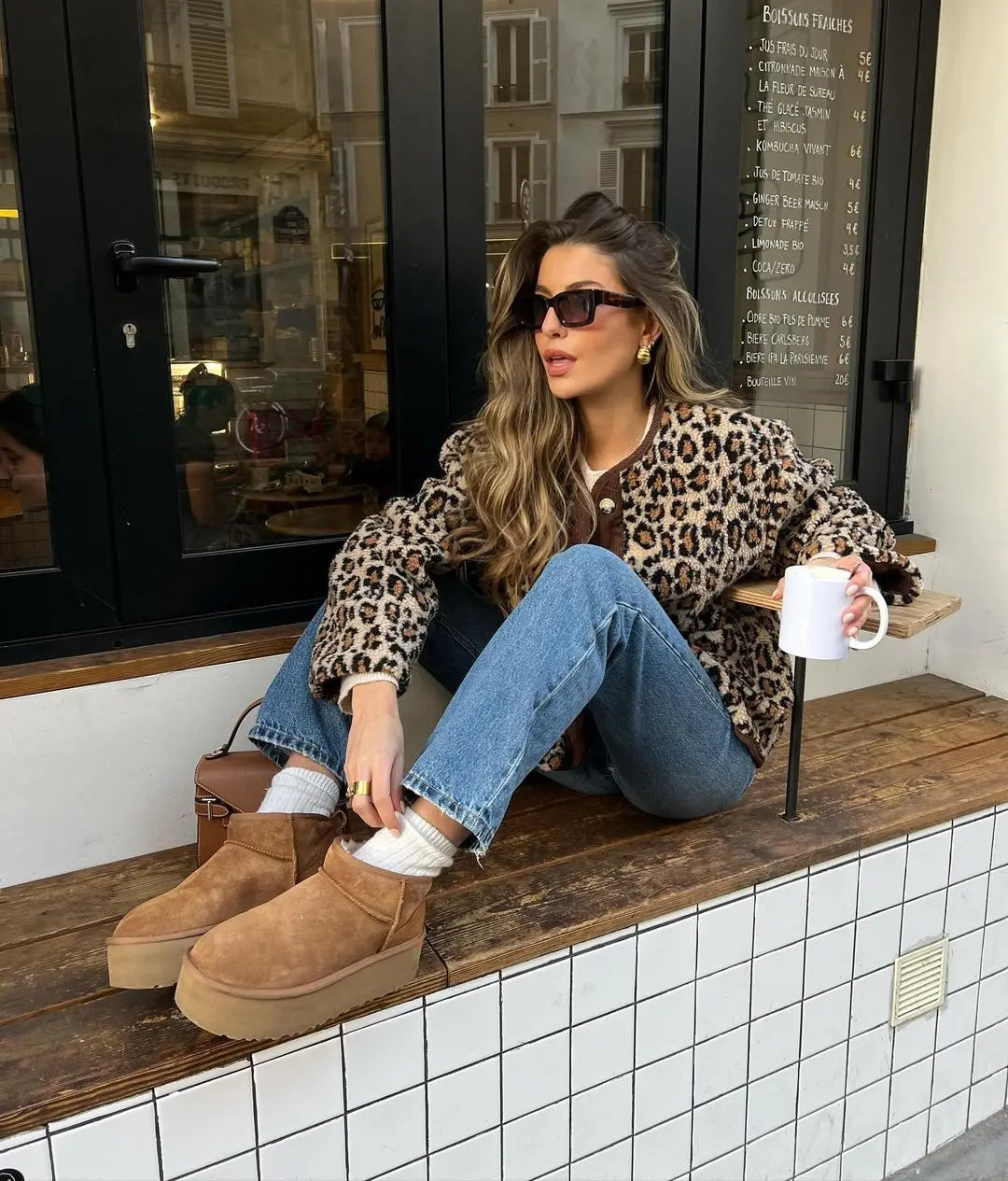 LYDIA™ | Gilet léopard chic