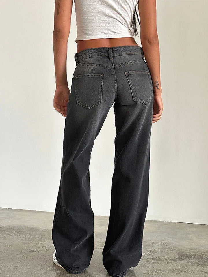SYLVAINE™ – Jean ample décontracté vintage 